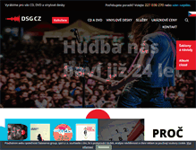 Tablet Screenshot of dsg.cz